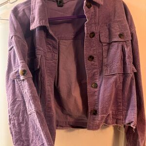 Forever 21 Purple Utility Jacket